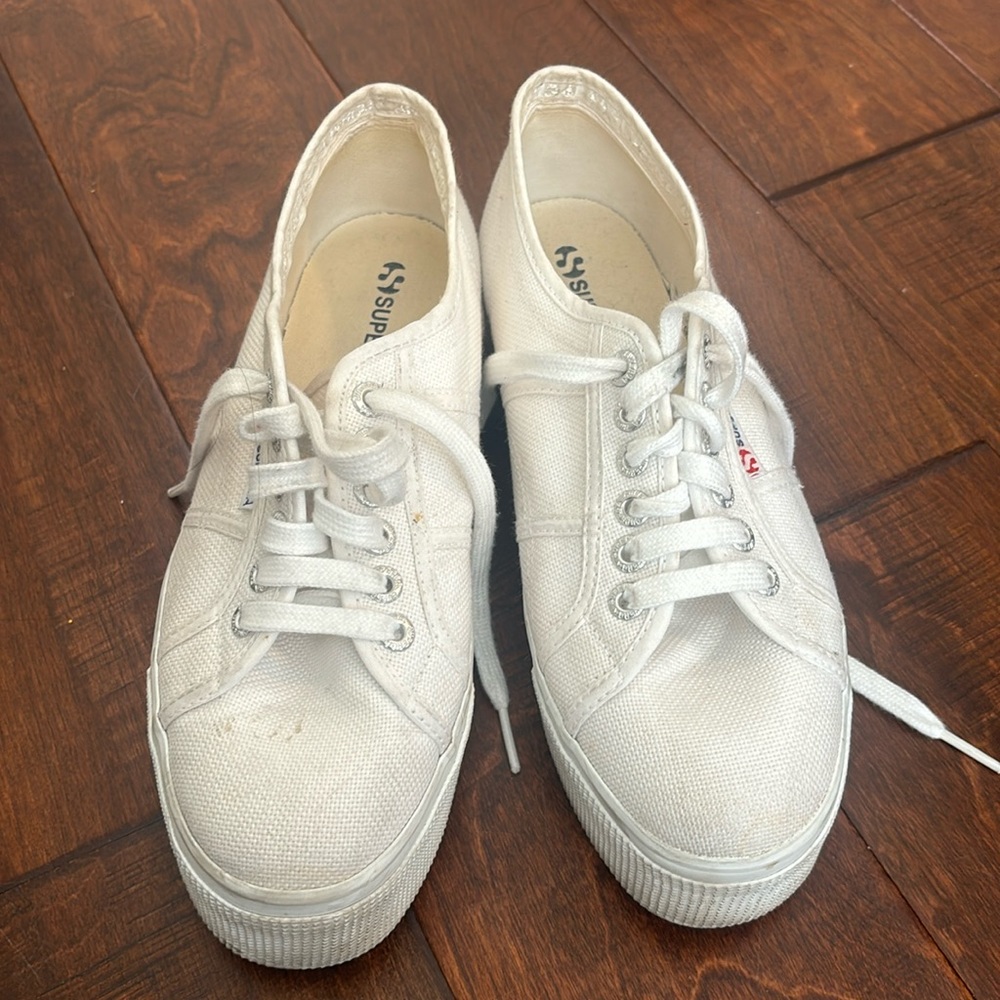 Platform White Sneakers